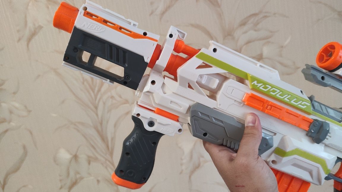Nerf Modulus ECS-10, нёрф модулус, бластер, автомат