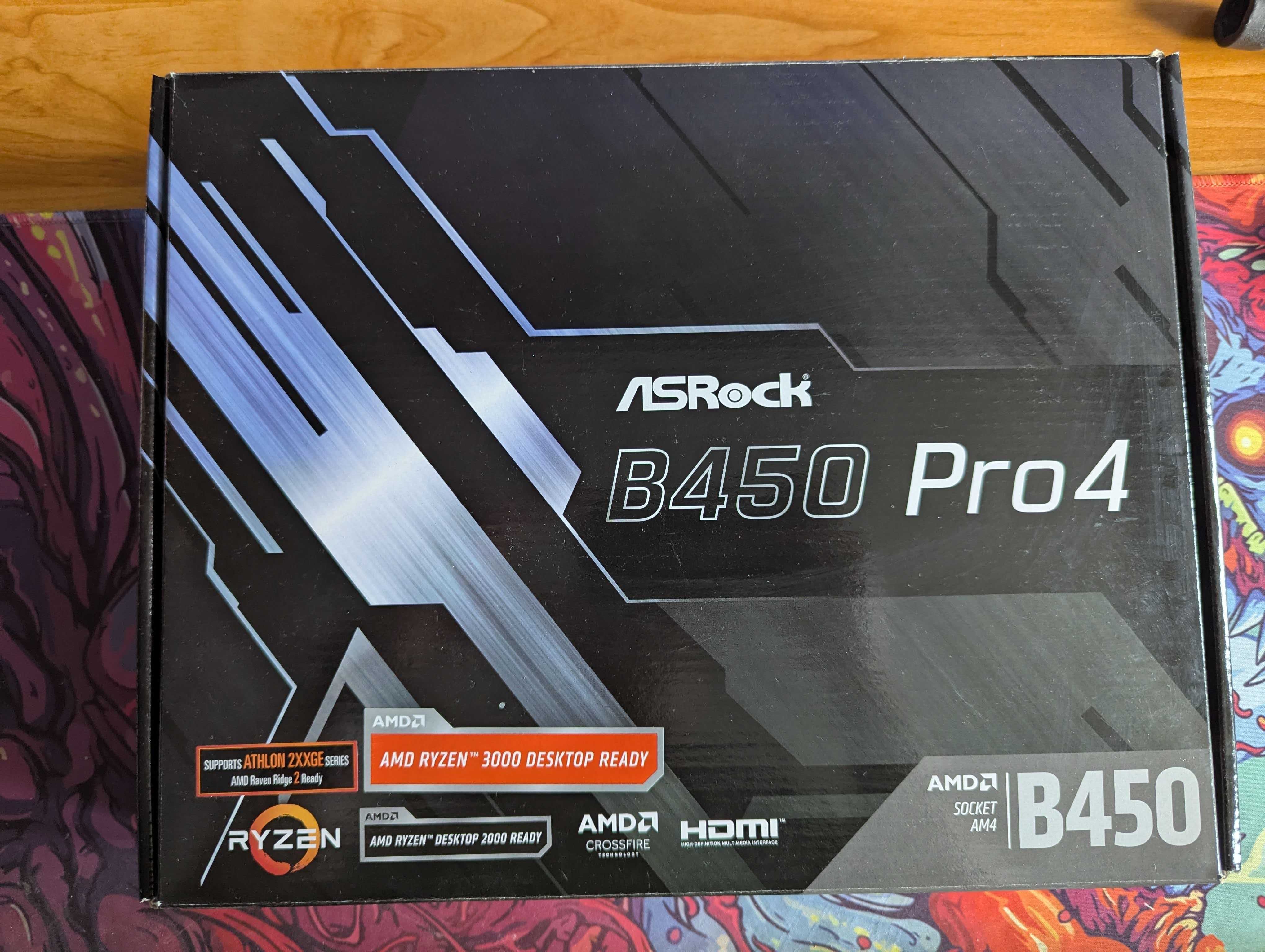 Płyta główna Asrock B450 Pro4 | Stan idealny !!!