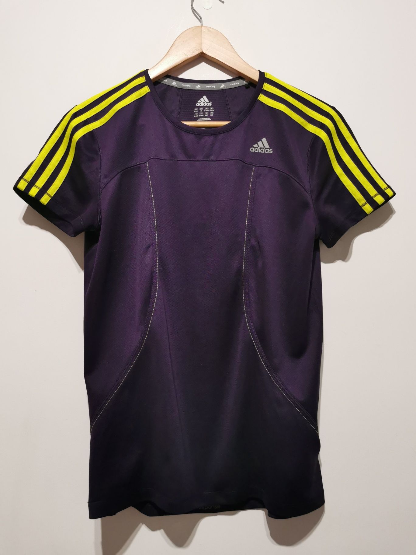 Adidas t-shirt koszulka krótki rękaw sportowa logowana damska M