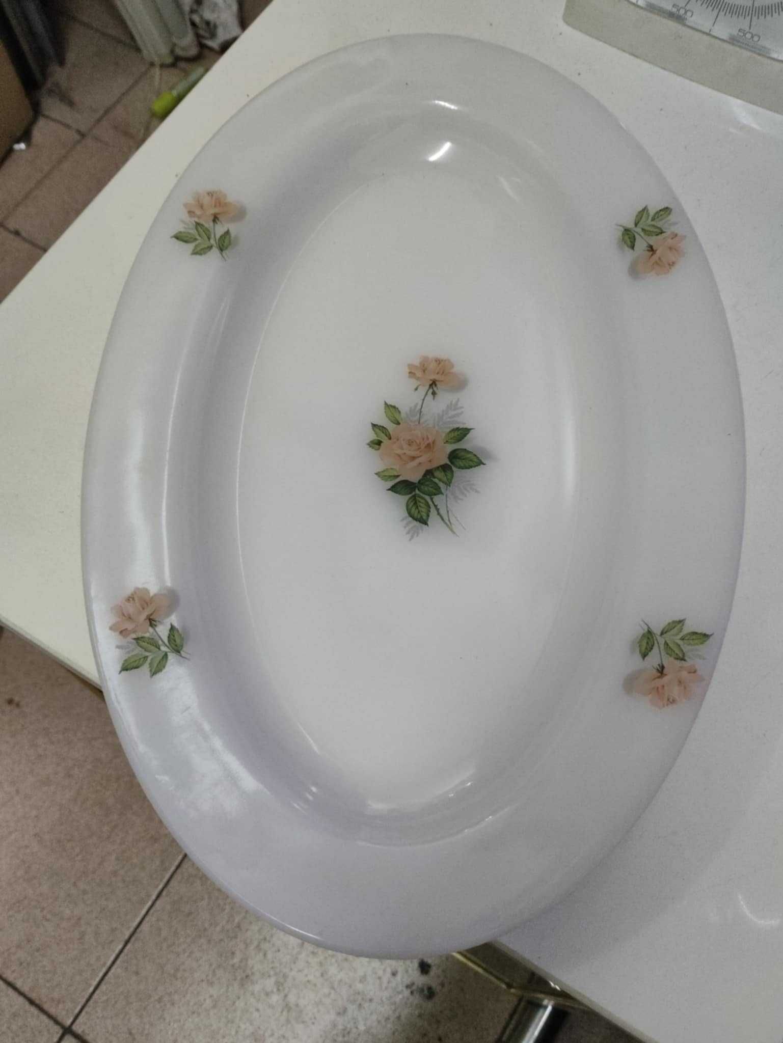 3 Peças louça Arcopal Pink Rosas anos 70 vintage