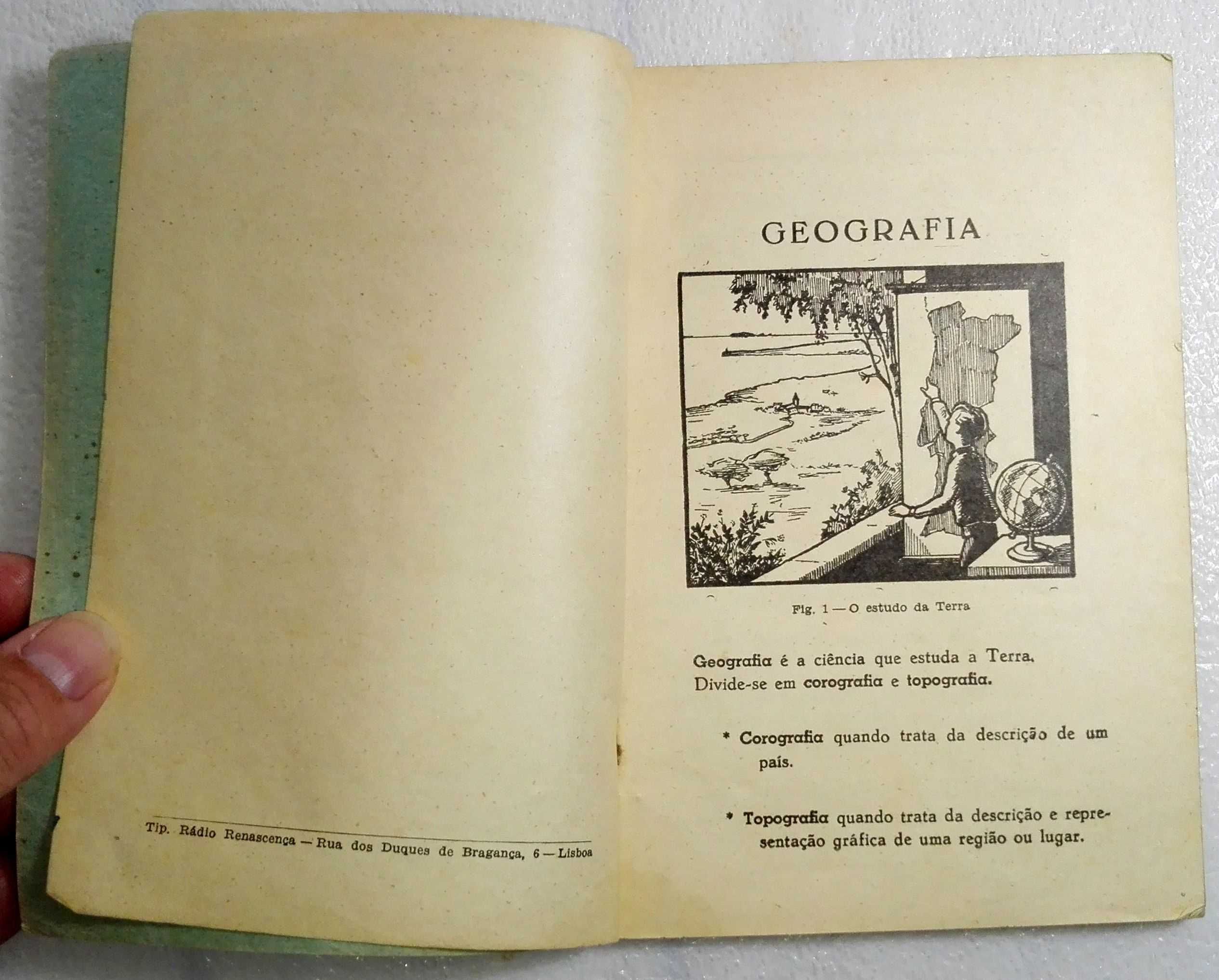 Caderno Geografia - Ensino Primário (mui antigo)