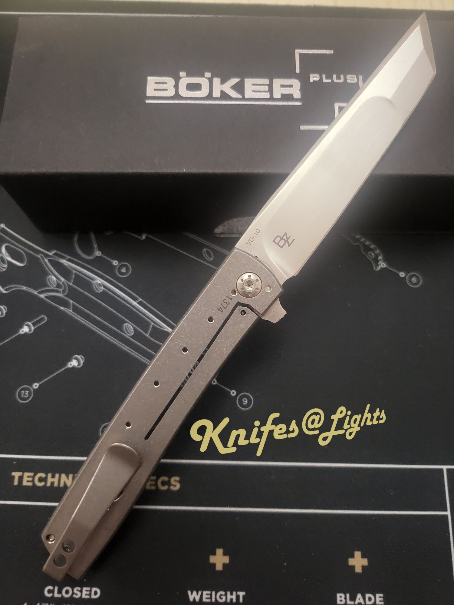 Boker Plus Urban Trapper Tanto, 01BO721