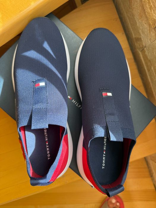 Tommy hilfiger cнікерси кеди сині 42 розмір, 28 см, 11 М легкі