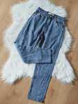Tally Weijl dżinsy jeansy z rozcięciami wysoki xs s m mom boyfriend