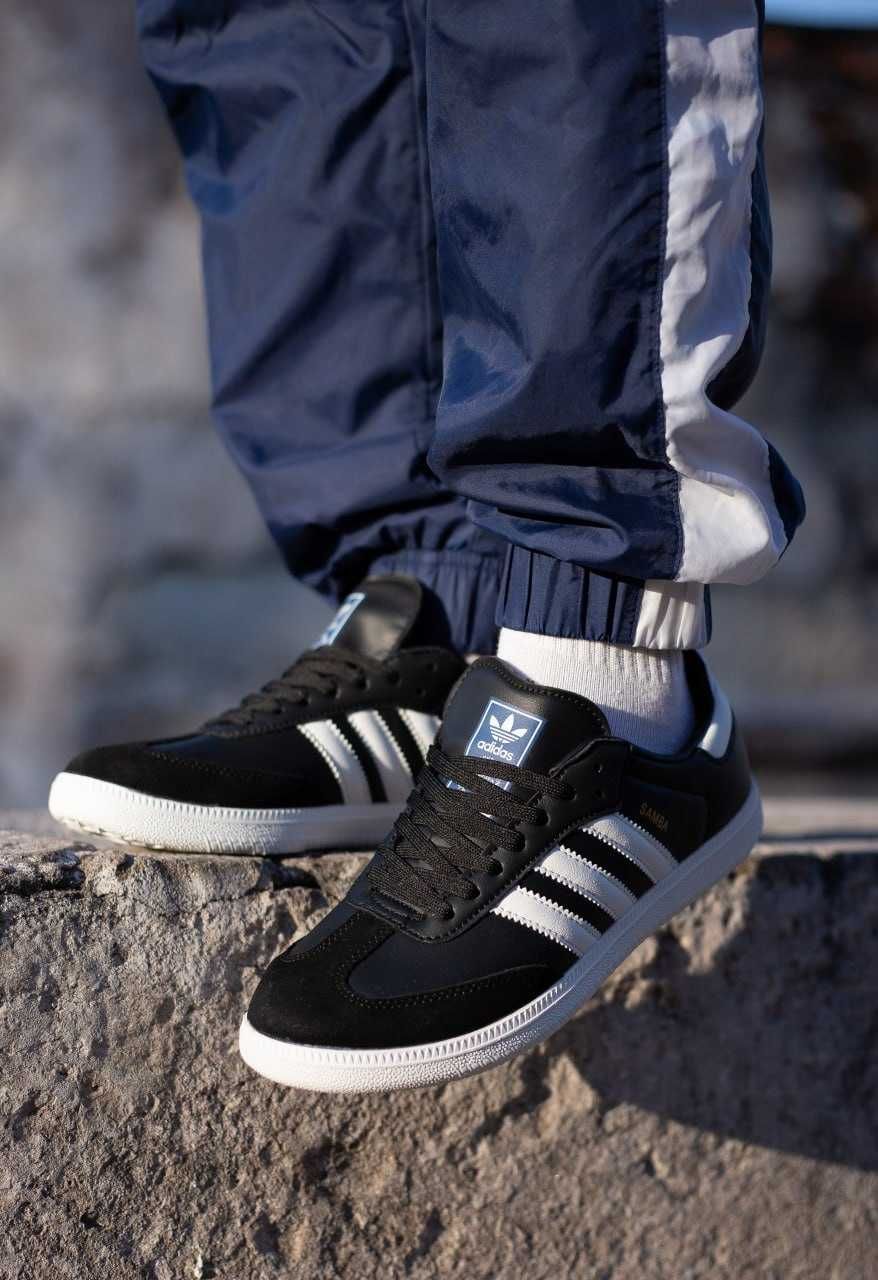 Кросівки Adidas Samba / mexico/ White black та інші кольори 36-44