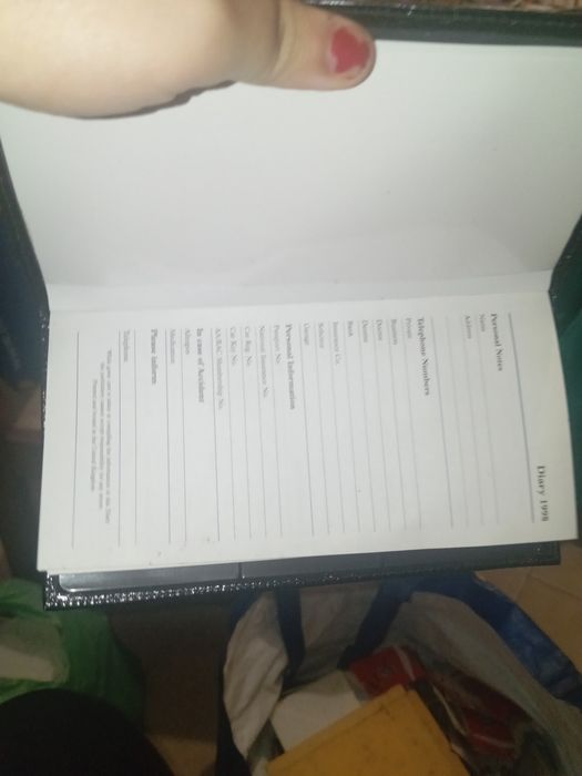 Agenda Parker bom estado