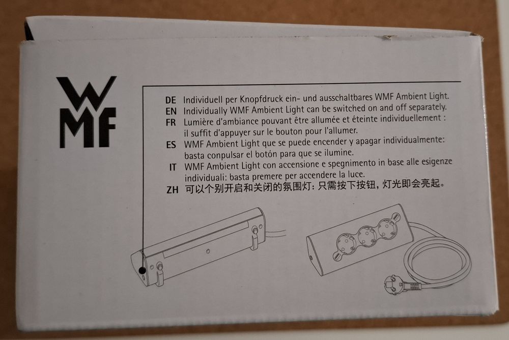 WMF Ambient Multi-Stecker Pro – listwa zasilająca z USB i podświetleni