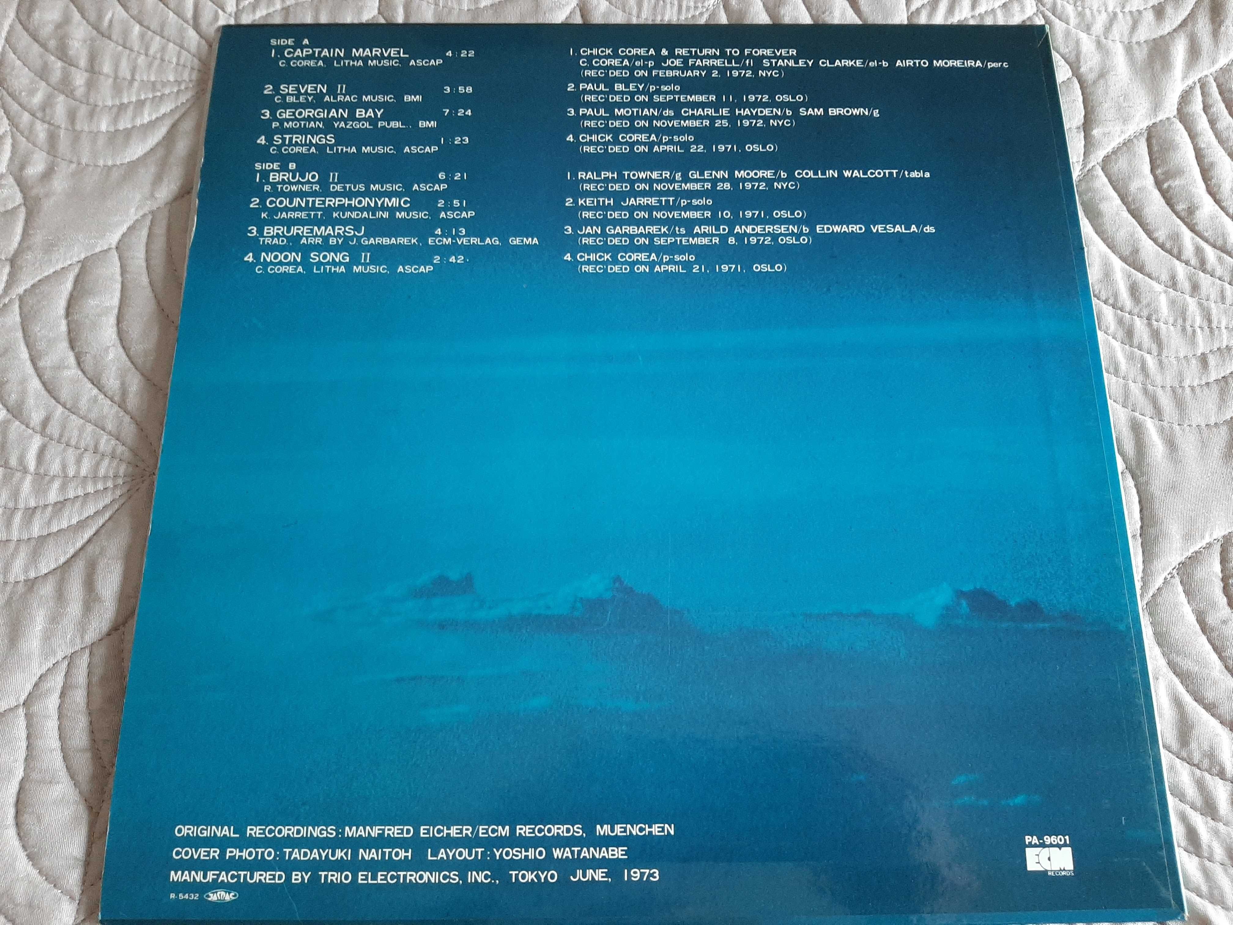 Vários (Chick Corea) - ECM Special - Japão - Vinil LP