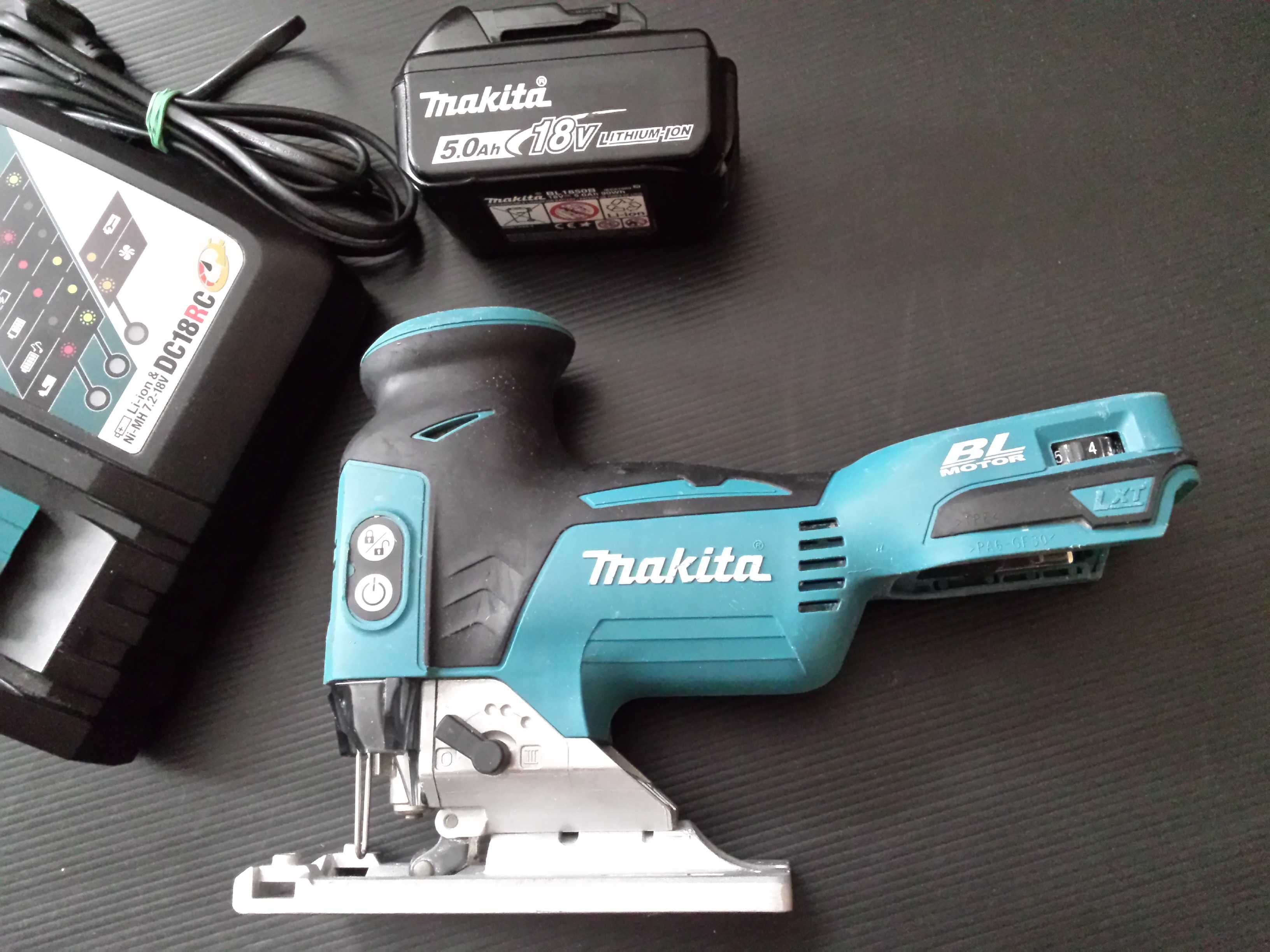 Makita Djv181 LXT 18V wyrzynarka, silnik BLDC, regulacja pręd., LED