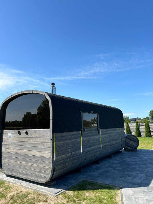 Sauna Ogrodowa Beczka Iglo Owalna Sauny z Litwy od Producenta