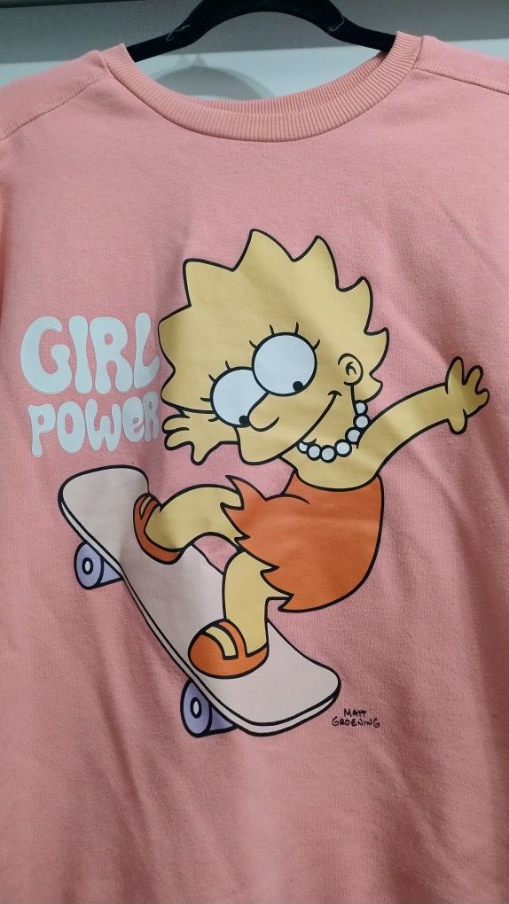 The Simpsons Simpson Simpsonowie różowa bluza rozm. 42