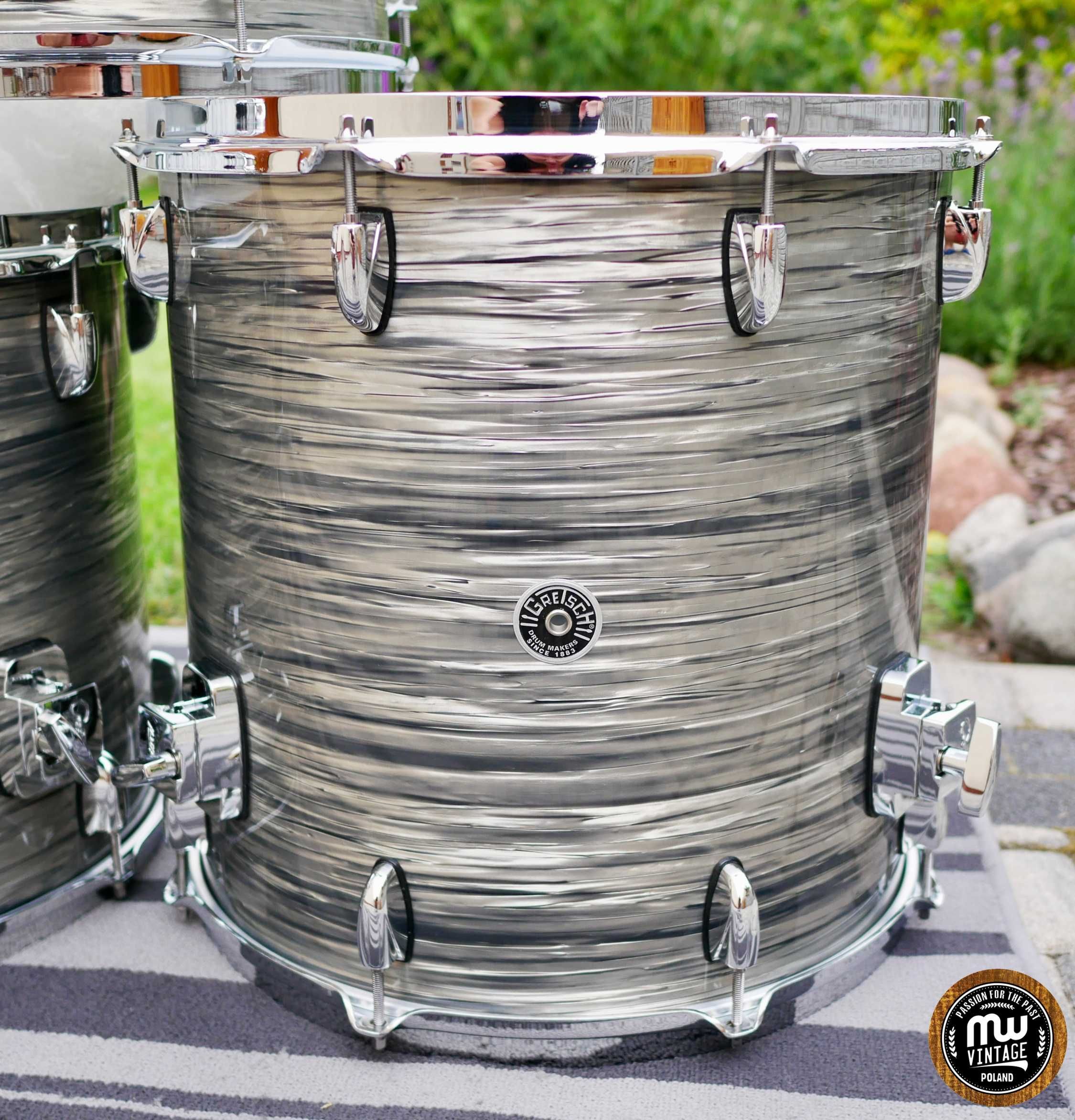 Perkusja Gretsch Brooklyn 22”, 12”, 16”, 16” Grey Oyster ‼️