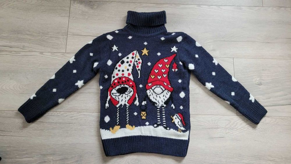 Теплый свитер Mizgin для мальчика размер 8-9 лет рост 128см