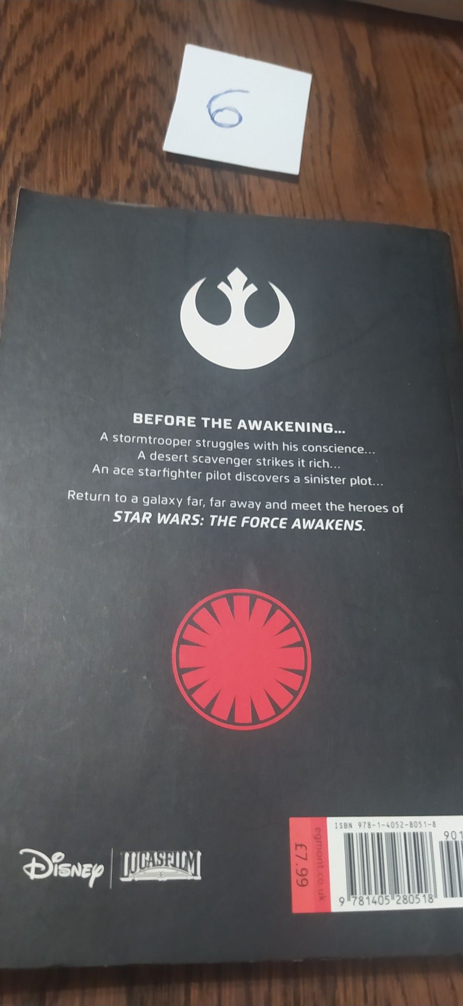 Star Wars Before the Awakening Greg Rucka