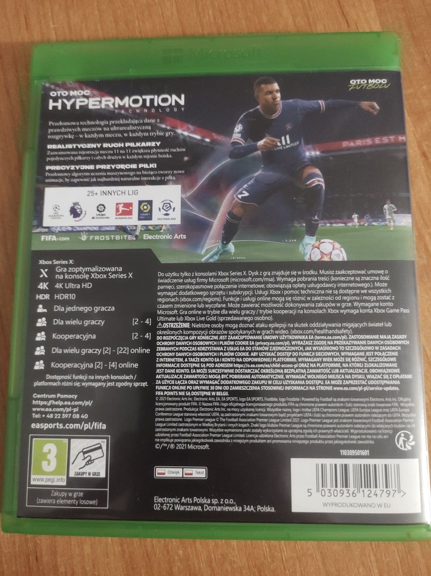 Gra FIFA 22 na konsolę Xbox Series X