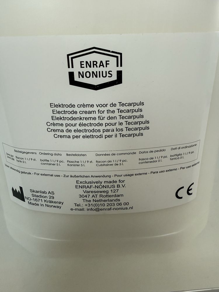 Krem do terapii tecar ENRAF NONIUS