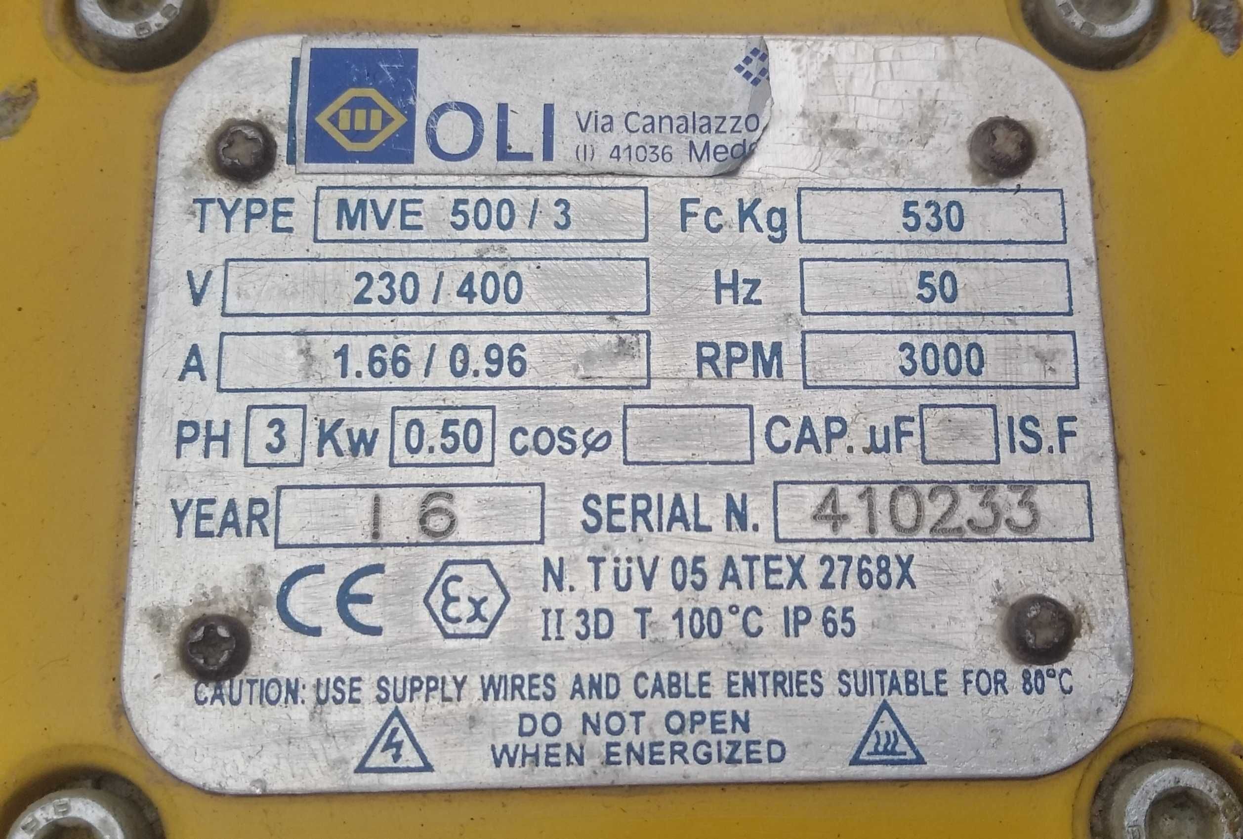 Wibrator do silosa, elektrowibrator, silnik wibracyjny, silomat