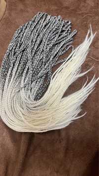 Афрокосички дреди плетіння косички градієнт довгі афро кучері
