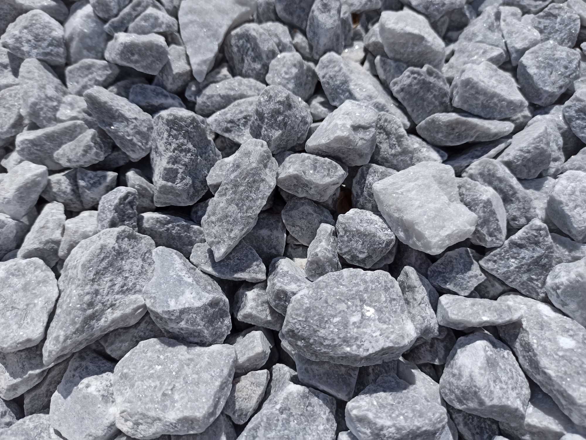 Grys Ice Blue Kamień Szary Biały Marianna Kora Kamienna Granitowy Żwir