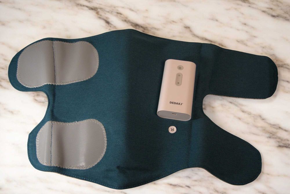 Masażer do nóg/łydek bezprzewodowy, kompresyjny, ogrzewany, regulowany