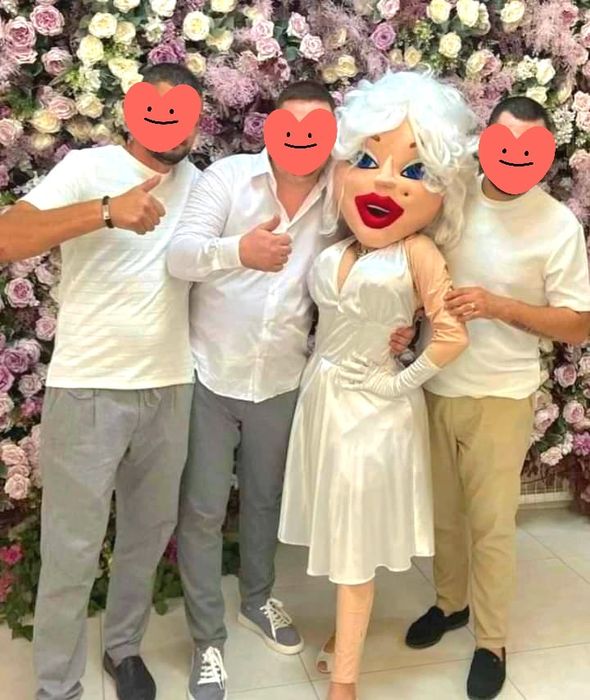 Stroj kostium tancerka maskotka imprezowa