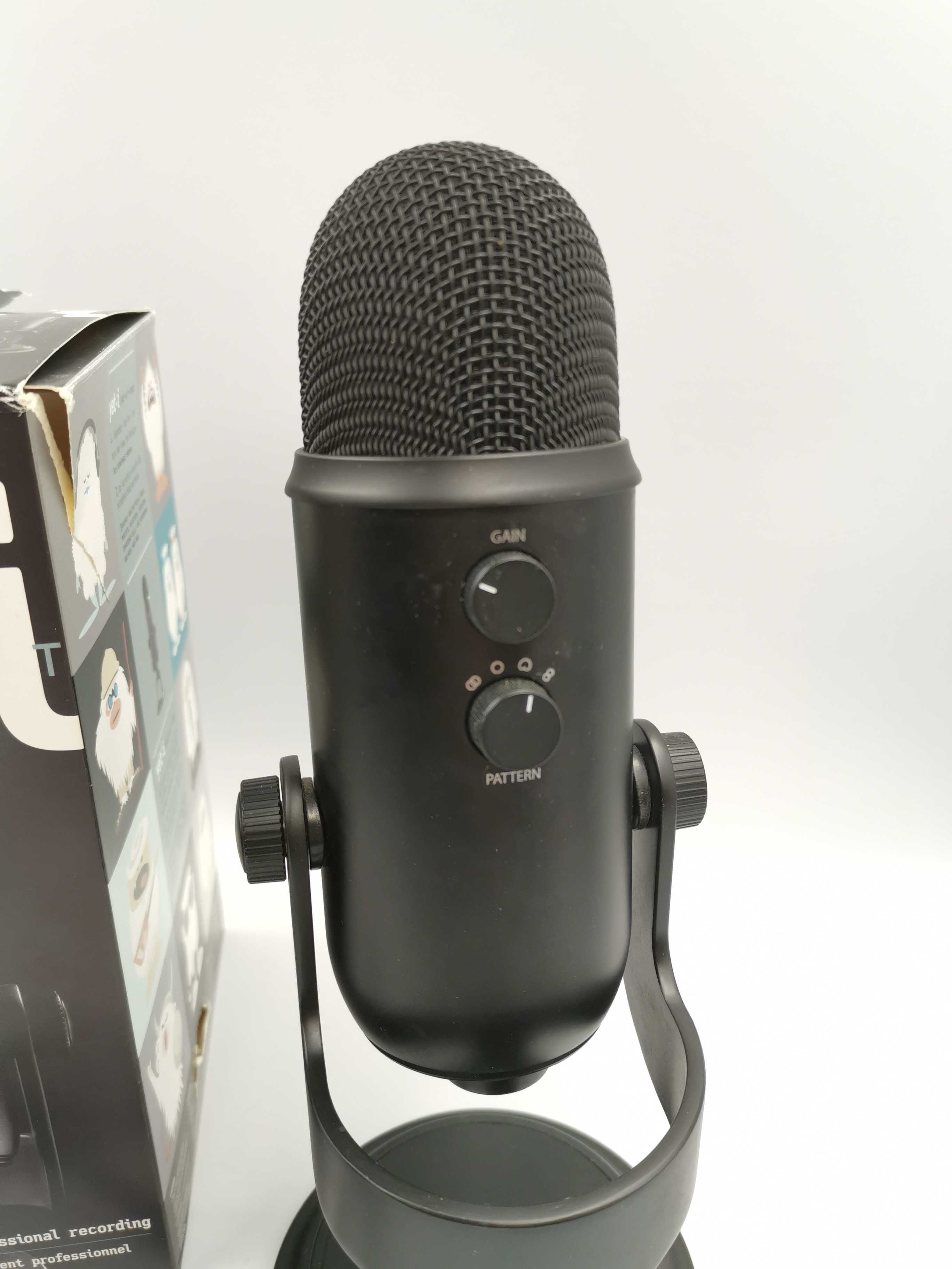 Na Lewara Mikrofon Blue Yeti Blackout