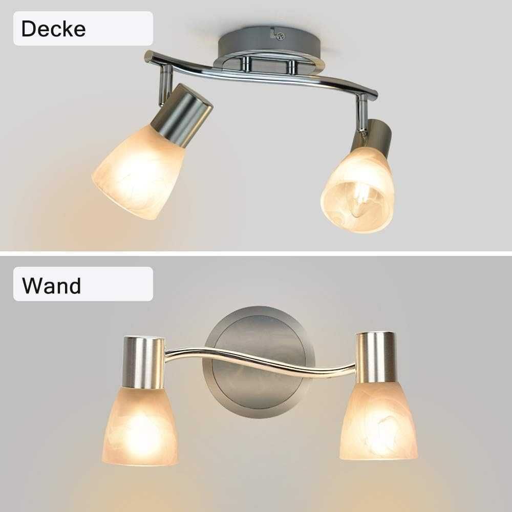 Depuley LED Lampa sufitowa lub ścienna obrotowa