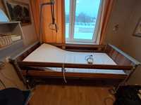 Łóżko rehabilitacyjne i materac przeciwodlezynowy