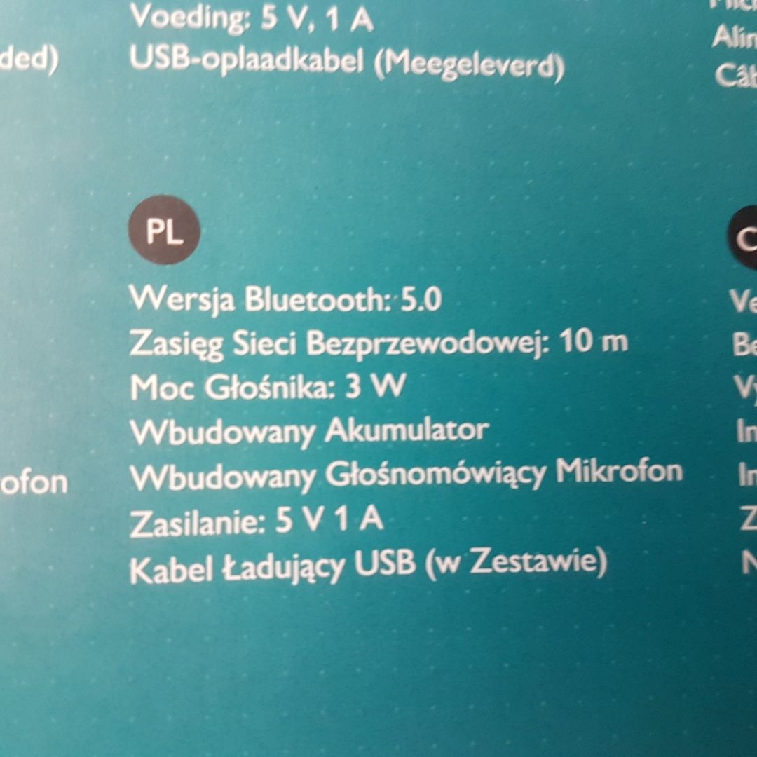 Do kolekcji - glosnik bluetooth - przenosny - podstawka  - nowy