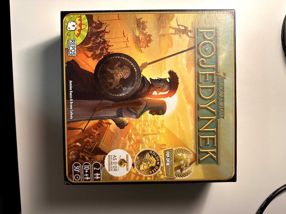 7 Cudów Świata: Pojedynek – gra planszowa, stan bdb