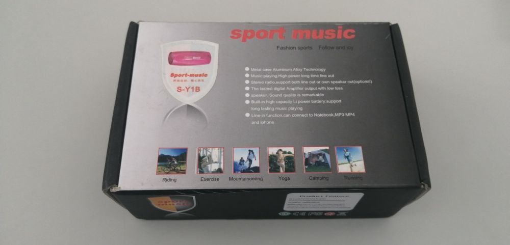 Leitor música mp3 bicicleta