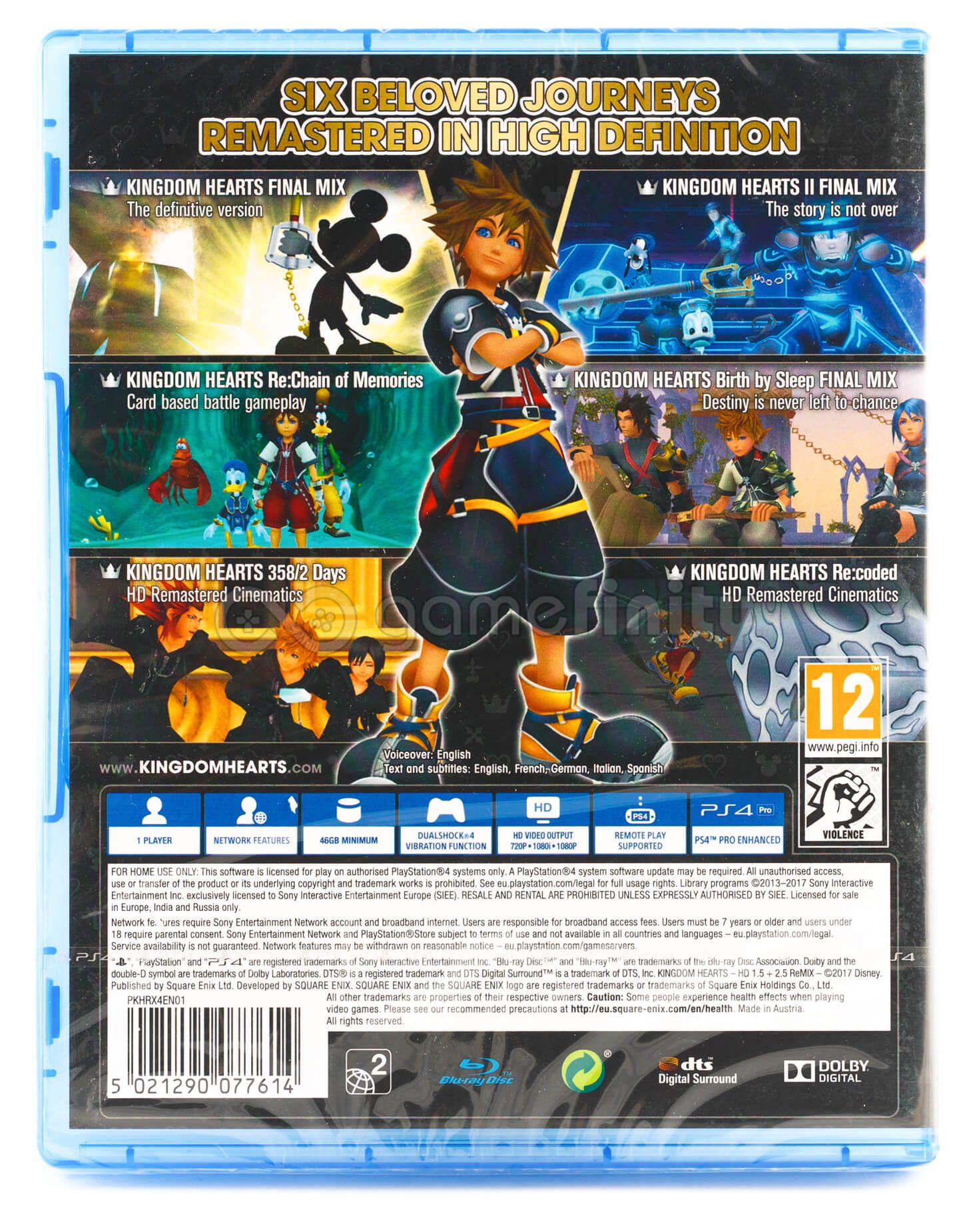 Kingdom Hearts HD 1.5 + 2.5 ReMIX (PS4)