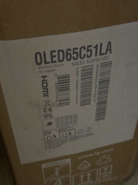Телевізор LG Oled65c5 Oled 120 Герц Новий Гарантія 1 Рік