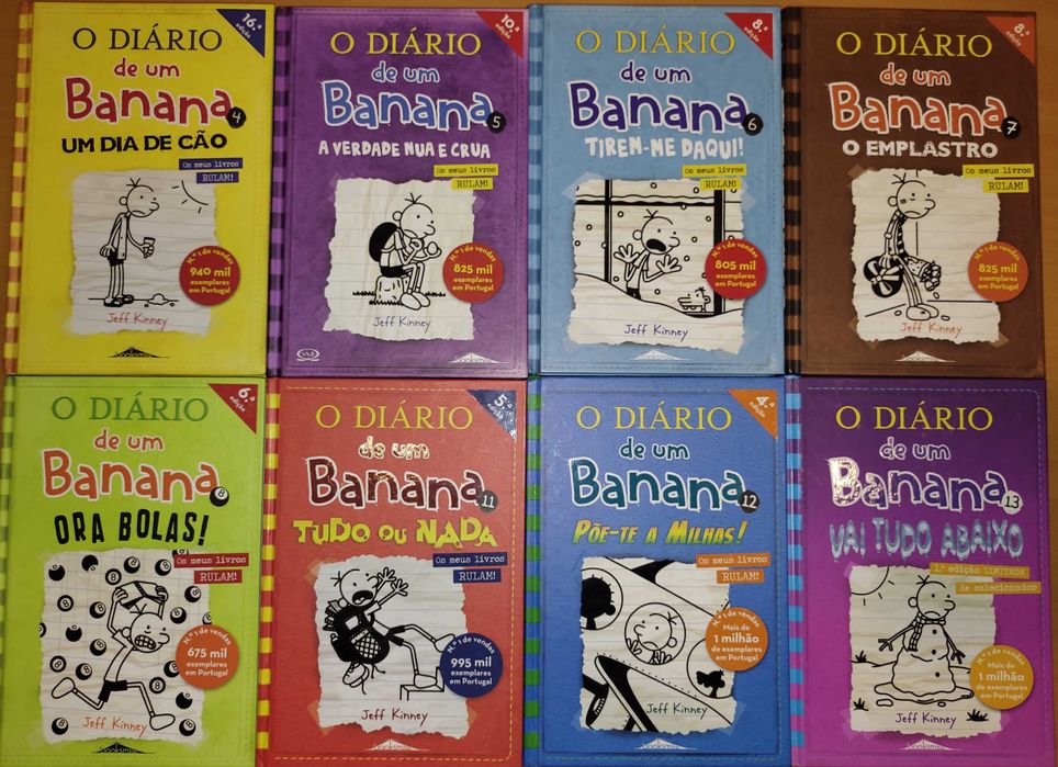 O diário de um banana - jeff kinney- uma leitura para as férias.