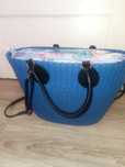 Obag mini knit cobalto z dodatkami