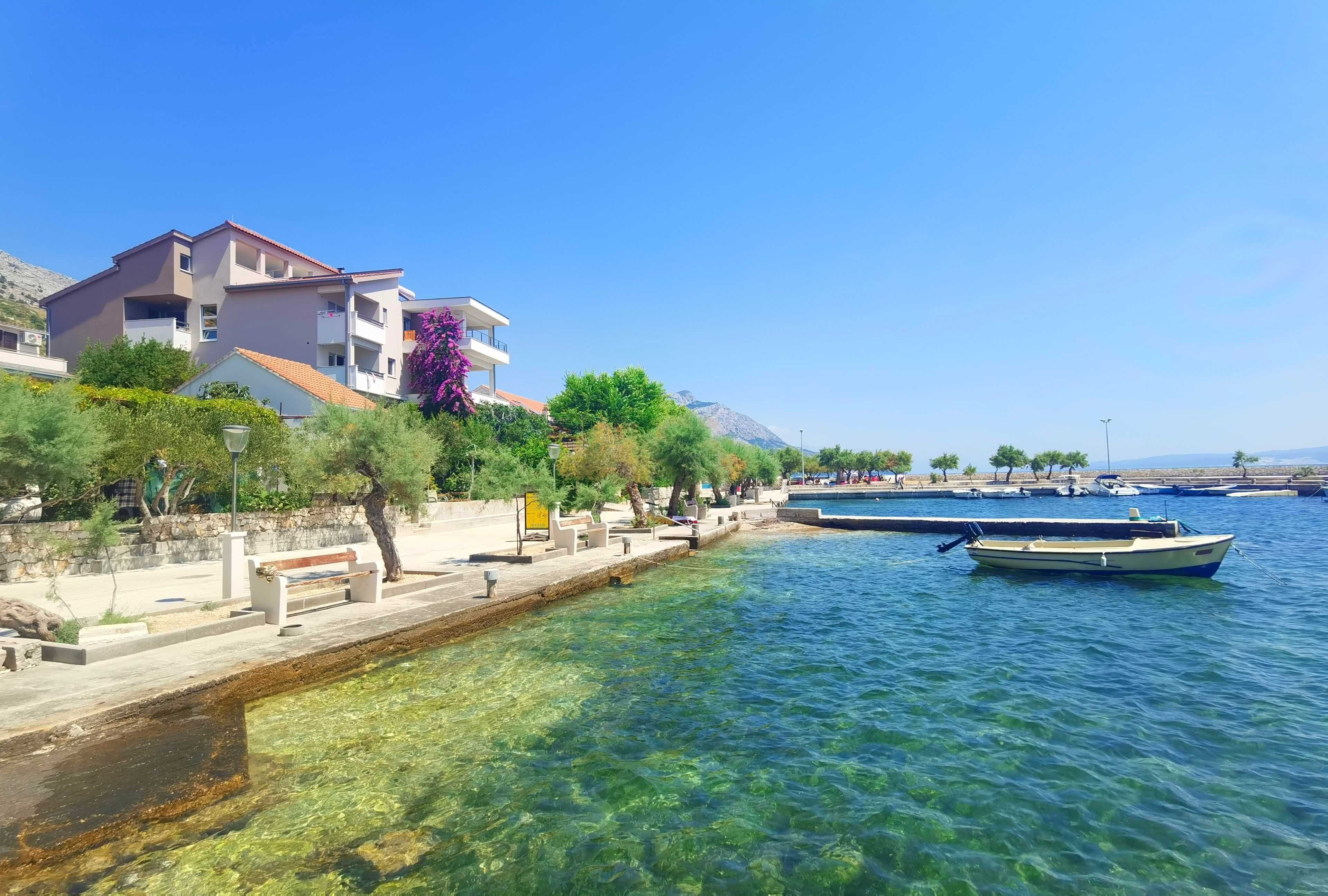 Chorwacja OMIS apartament na plaży z najpiękniejszym widokiem na morze