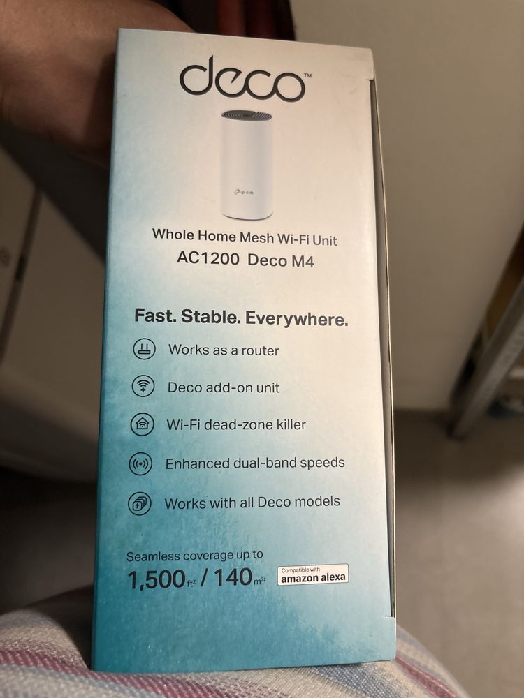 TP-Link Deco M4 – Whole Home Mesh Wi-Fi Unit (AC1200)