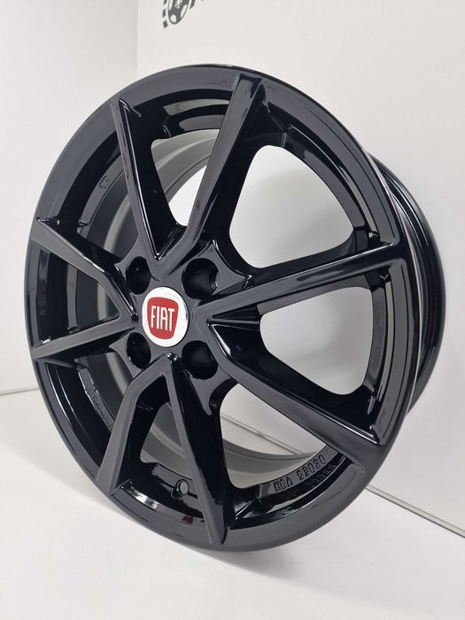 NOWE alufelgi FIAT 16" 4x100 GRANDE PUNTO PUNTO EVO - Czarny Połysk