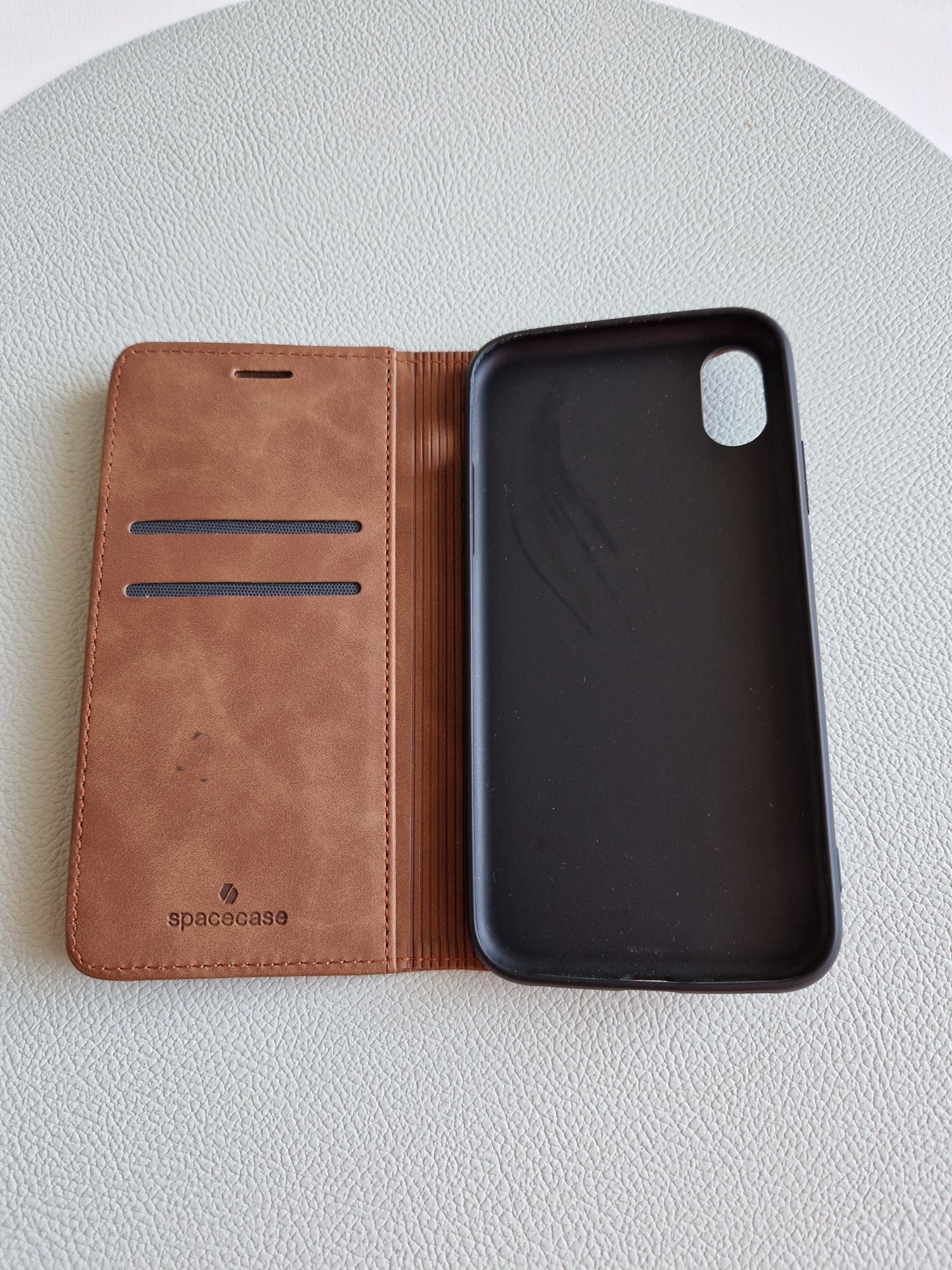 Etui z klapką do iphone xr Spacecase