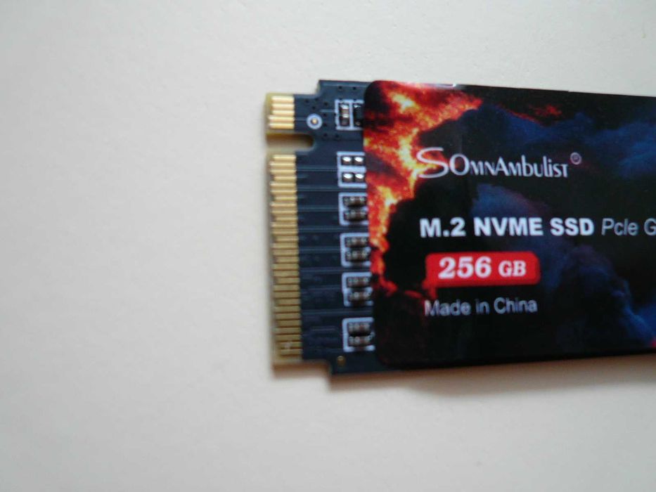 Новий твердотільний диск накопичувач SomnAmbulist 256 Gb M.2 NVME