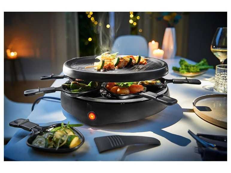 SILVERCREST® KITCHEN TOOLS Grill elektryczny raclette, 800 W, Ø 29 cm