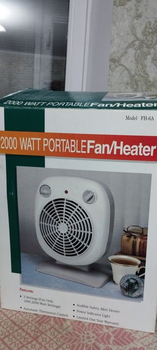 Електрообігрівач потужність 2000 ват.