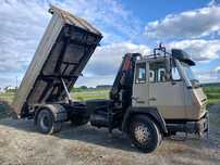Samochód ciężarowy Steyr 19S31 wywrotka z HDS HIAB 090