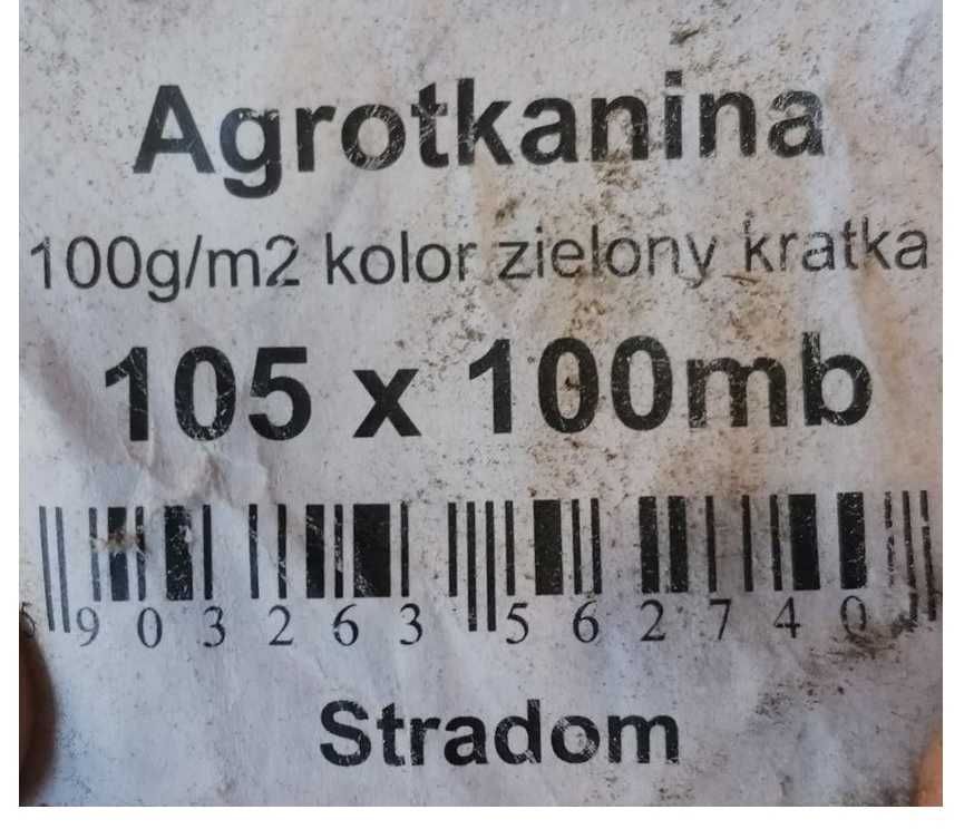 Agrotkanina 100g zielona kratka 105cm x 100mb