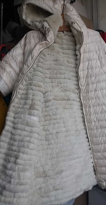 зима тепло длинные женские куртки пальто с мехом внутри Adidas