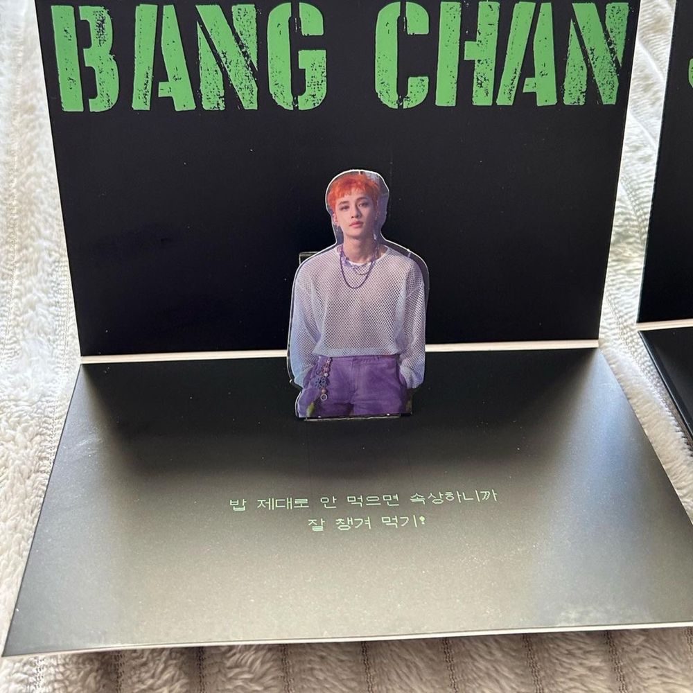 pop-up card bangchan / seungmin