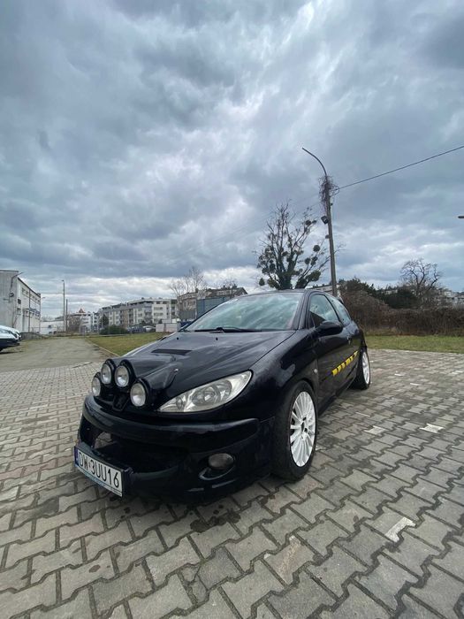 Peugeot 206 GT / RC 2.0 177 KM KJS, Time Attack, Rajd , klatka, kubły