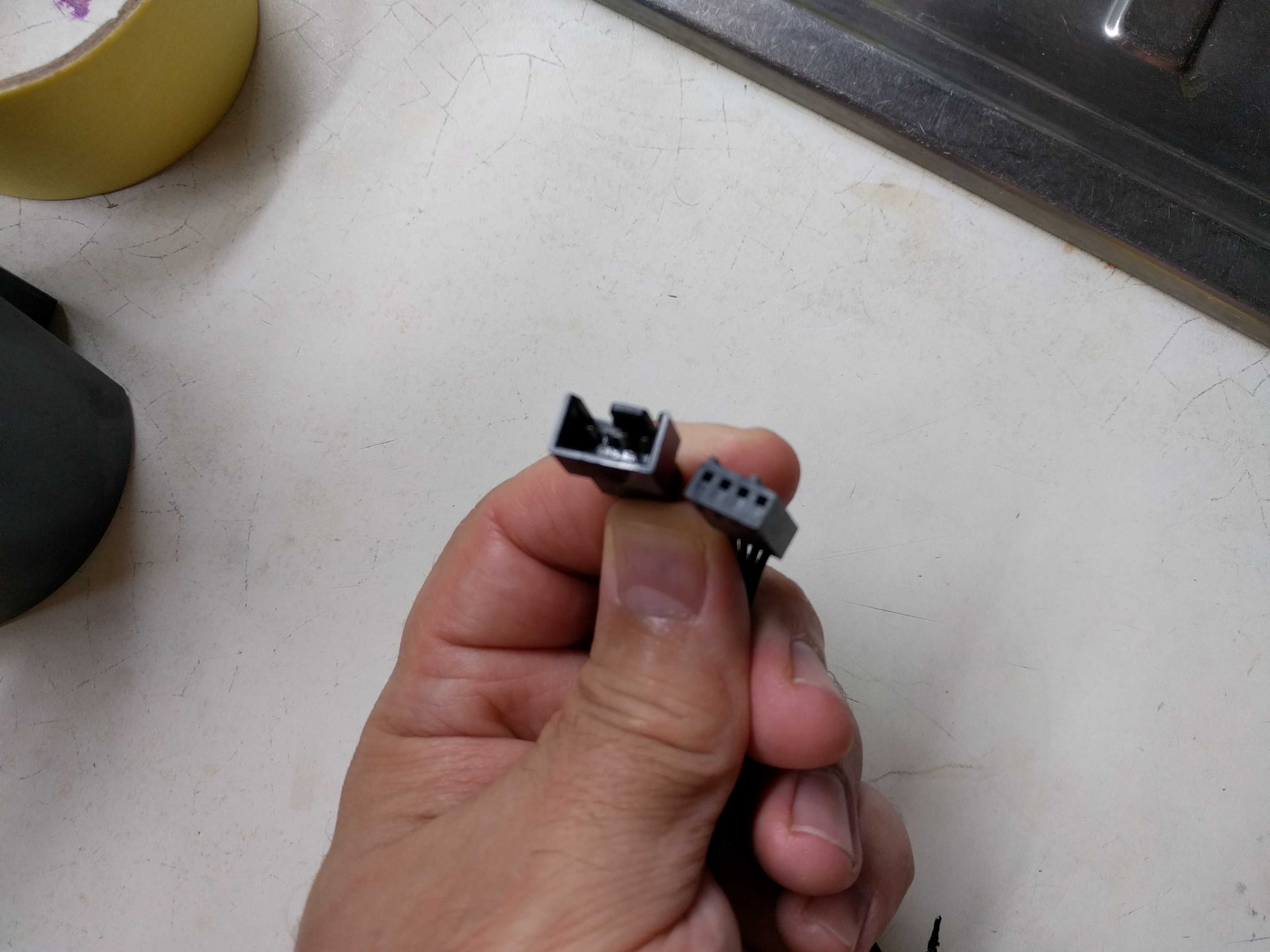 Удлинитель кабеля кулера (4 пиновый)