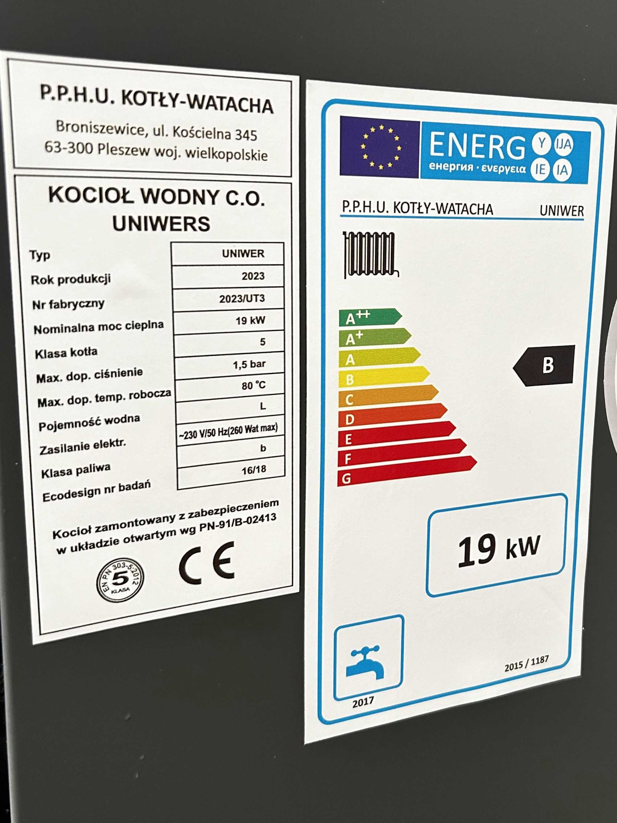 GRATIS!PIEC 19KW na DREWNO WEGIEL do 150m2 piec kotły piece