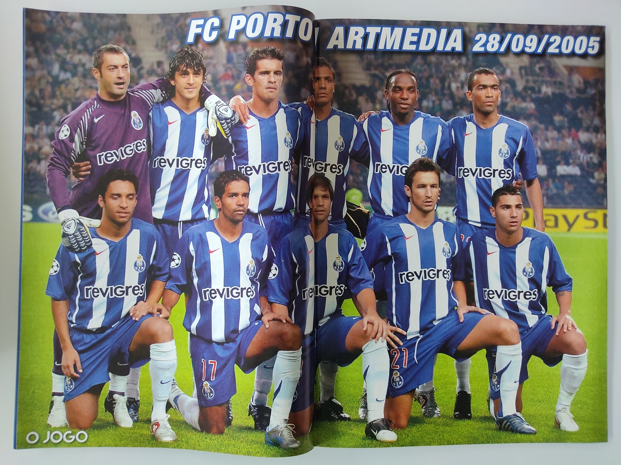 Programa do FC Porto Inter liga dos campeões 2005/2006